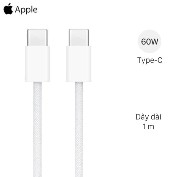 Dây Cáp Sạc Apple Type-C -  Type-C 1M | Chính Hãng Apple